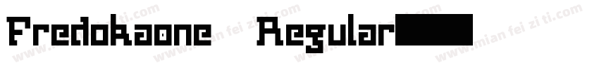 Fredoka0ne Regular字体转换